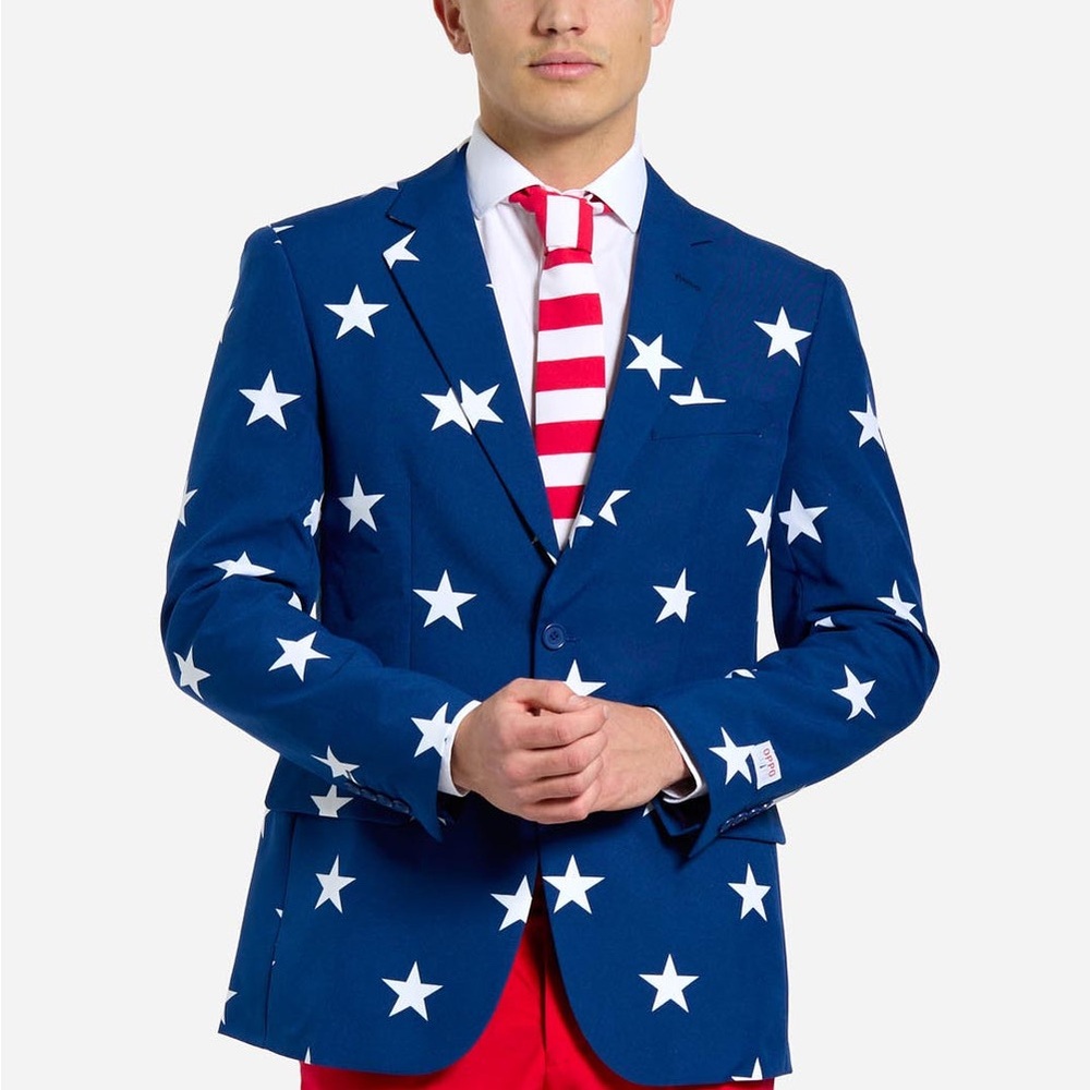 Stars Opposuits Patriotic Sport Jacket